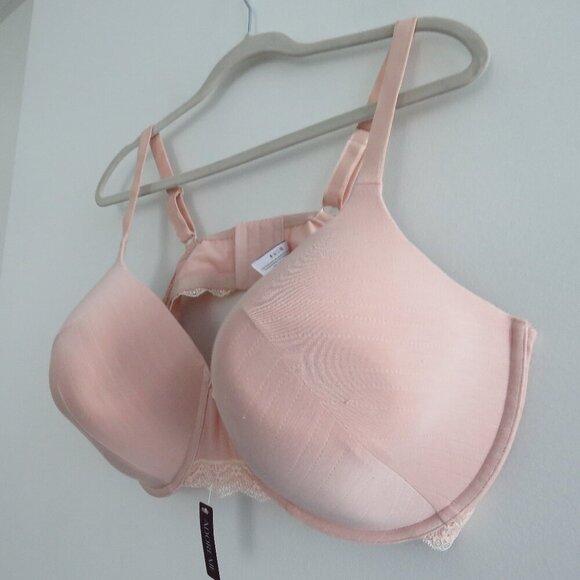 ADORE ME Annabelle Contour Plus Bra in Beige Rose Dust Lace - Size 46DD NWT - Picture 5 of 11